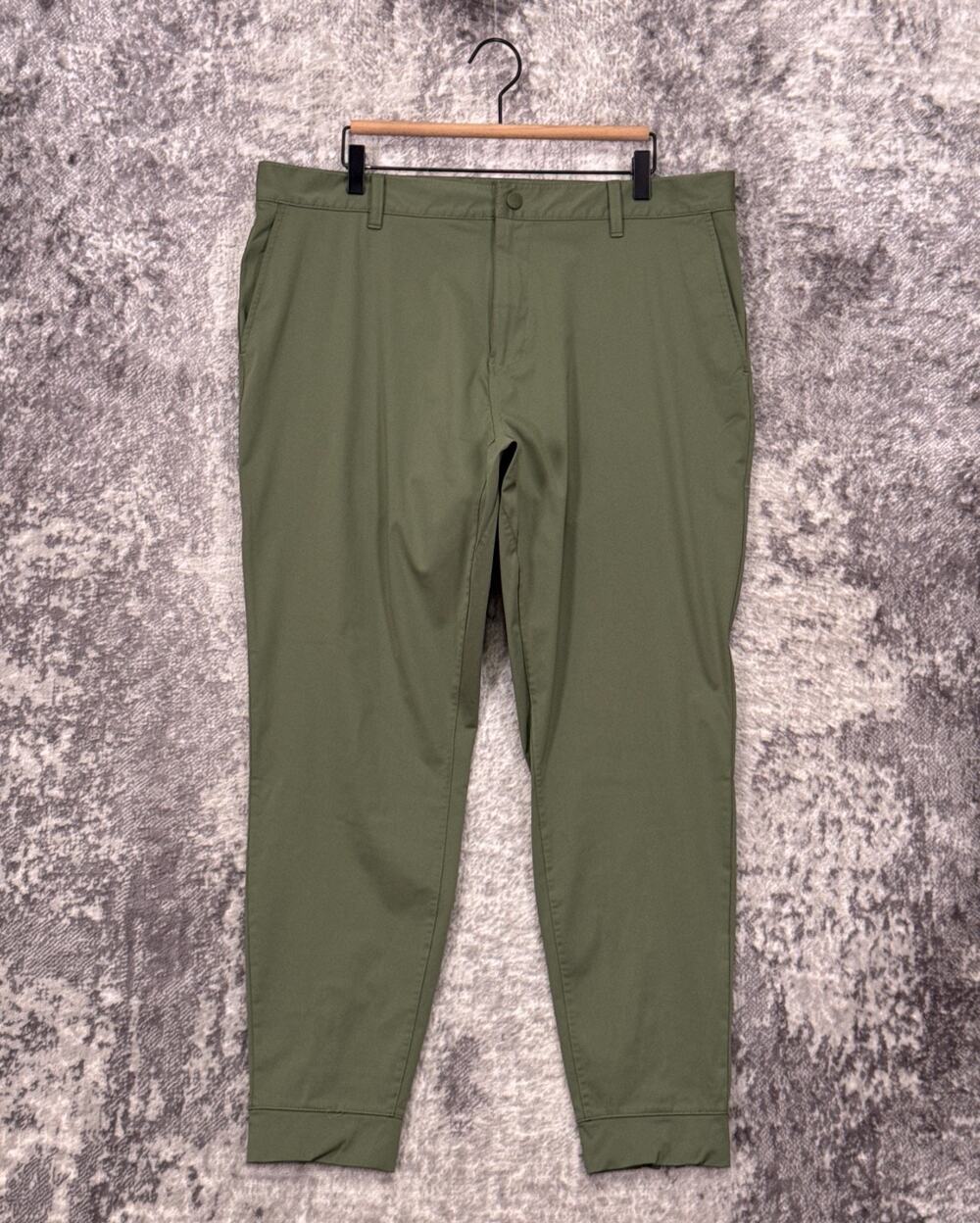 Rhone Commuter Jogger Pants 38 Mens Green Performance Tech Chino
